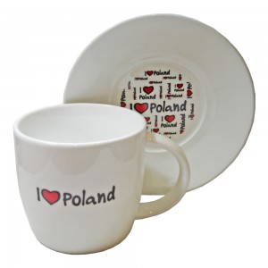 Filiżanka F7 I love Poland         