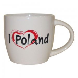 KG biały I love Poland            